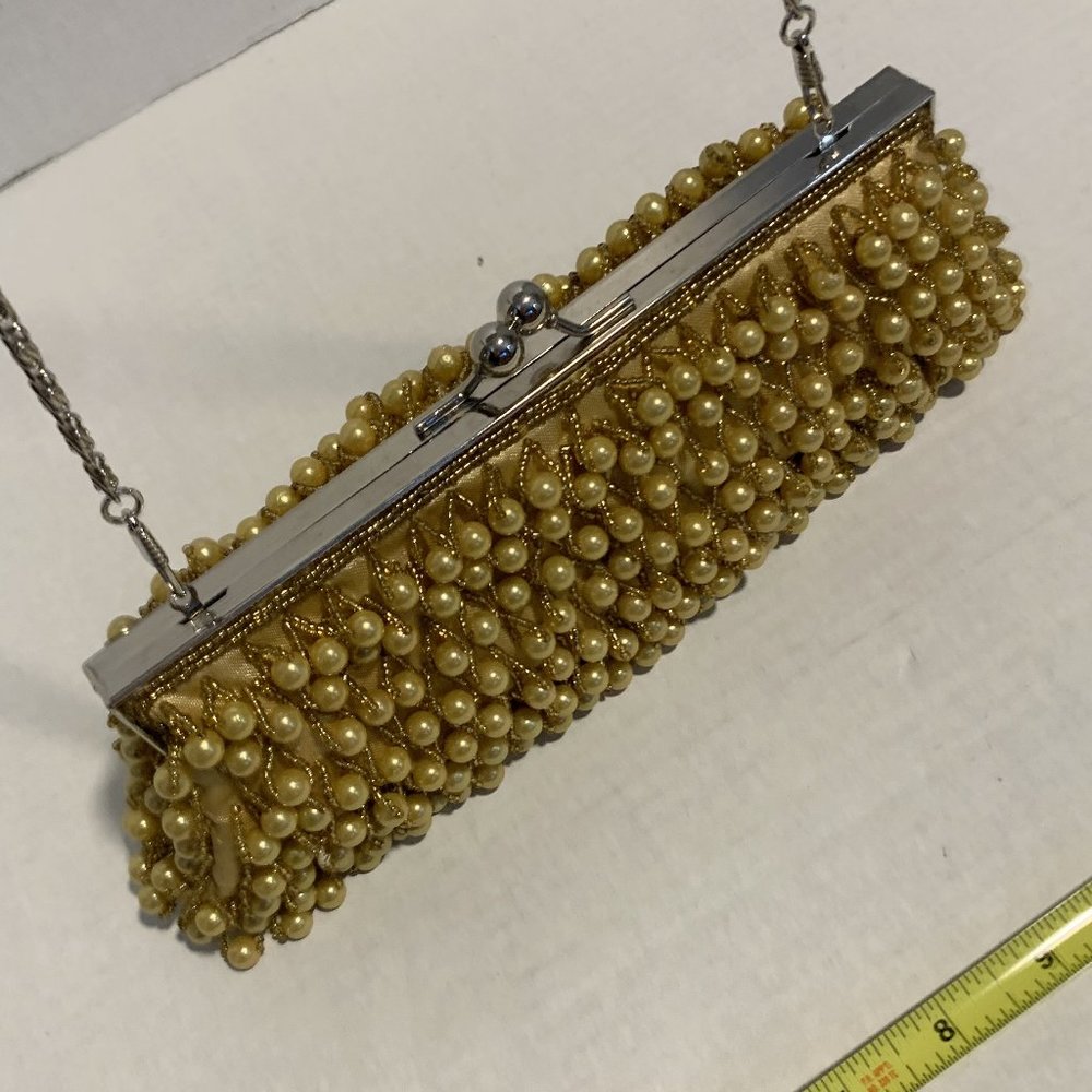 In's Swinging Bead Evening Bag Handbag FABULOUS